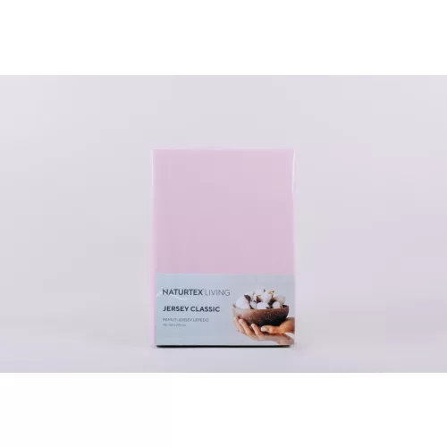 Jersey pink lepedő 90-100x200 cm