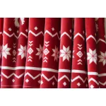 Naturtex pléd sherpa 130x170 cm szarvas fehér-bordó 