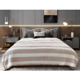 Naturtex szegett pléd - Striped 200x240 cm