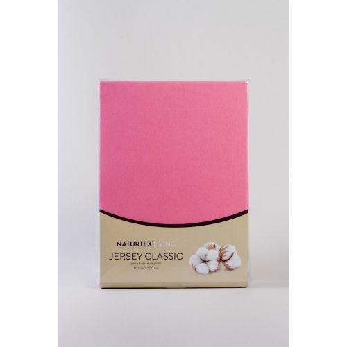 Jersey matt rózsaszín lepedő 80-100x200 cm