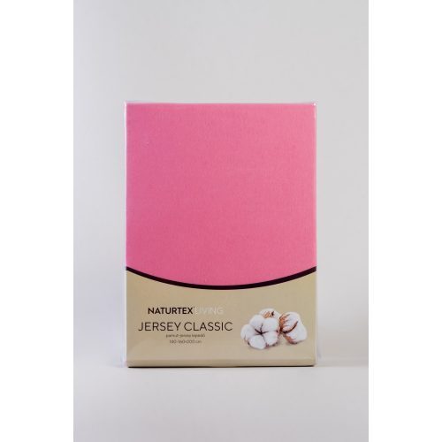 Jersey matt rózsaszín lepedő 140-160x200 cm
