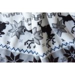 Naturtex pléd sherpa 130x170 cm szarvas kék-fehér-szürke 