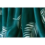 Naturtex pléd sherpa 130x170 cm zöld-fehér leveles 