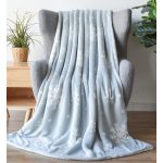 Naturtex pléd sherpa 150x200 cm hópehely szürke-fehér 