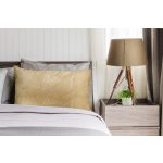 Latte mintás félpárna 50x70 cm