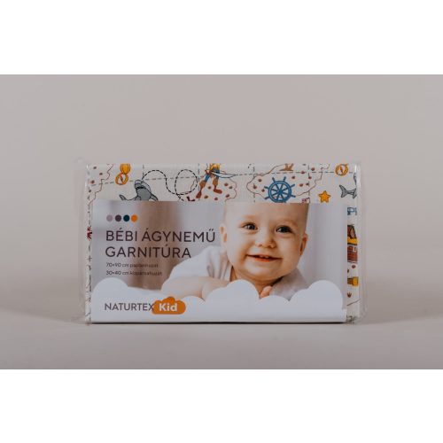 2 részes Baby ágyneműhuzat/Kalózos