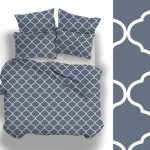 3 részes pamut-szatén ágyneműhuzat Morocco